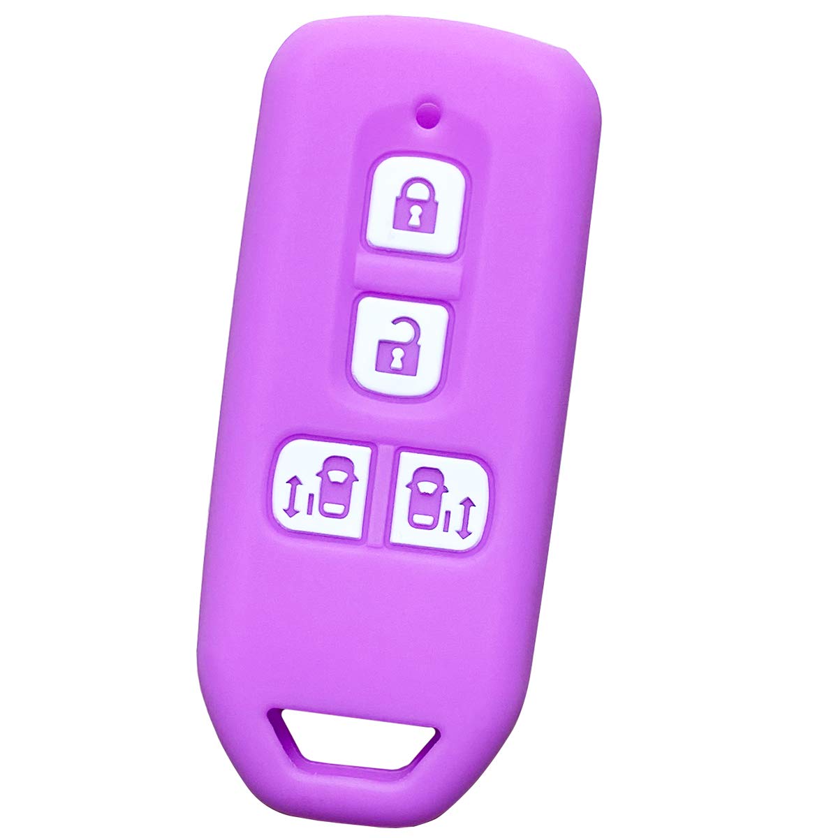 

[IKT] Smart Key Silicone Cover for Honda Cars, Sliding Type on Both Sides, 4 фиолетовый