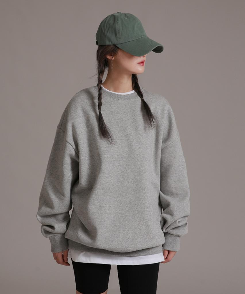 Like The Most Heavy Brushed Plain Oversized Sweatshirt 5 Colors