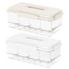 Portable Storage Basket Convenient Household Compartment Vegetable and Fruit Tray Food Grade Sealed Crisper with Lid