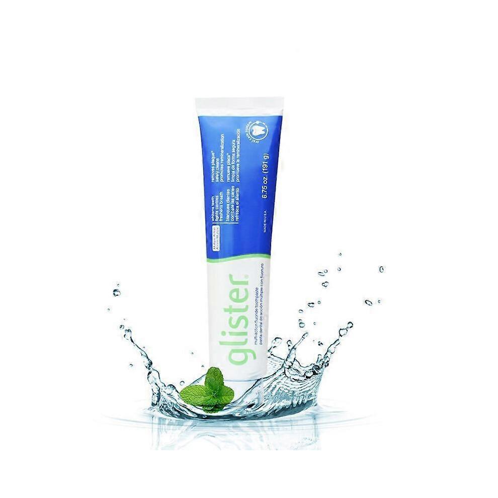 (Gust de ceai) Pastă de dinți Amway GLISTER cu fluor multi-acțiune 200g Cutie Nouă
