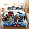 Hunter×Hunter Bedding Set Exquisite Bed Supplies Set Cartoon Anime Duvet Cover Bed Comforter Set Bedding Set Birthday Gift