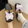 Yugui Dog Wears Bag Head Slippers In Early Autumn, Versatile, Soft, Trimmed Hook, Comfortable, Flat Bottom and Half Drag