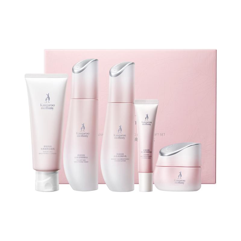 Kangaroo Mommy Brightening & Translucent 5-Piece Skincare Set