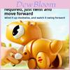 Dinosaur Crawl Toy With Chain Mechanism For Baby Development And Early Learning