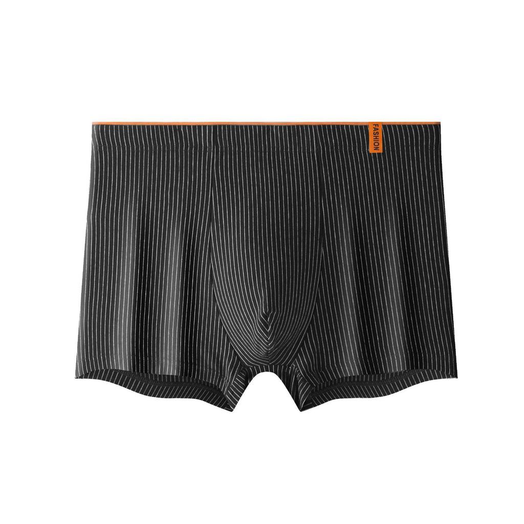 Men's Japanese Style Cotton Boxer Briefs – Antibacterial, Breathable, Skin-friendly, Trendy, Comfortable.