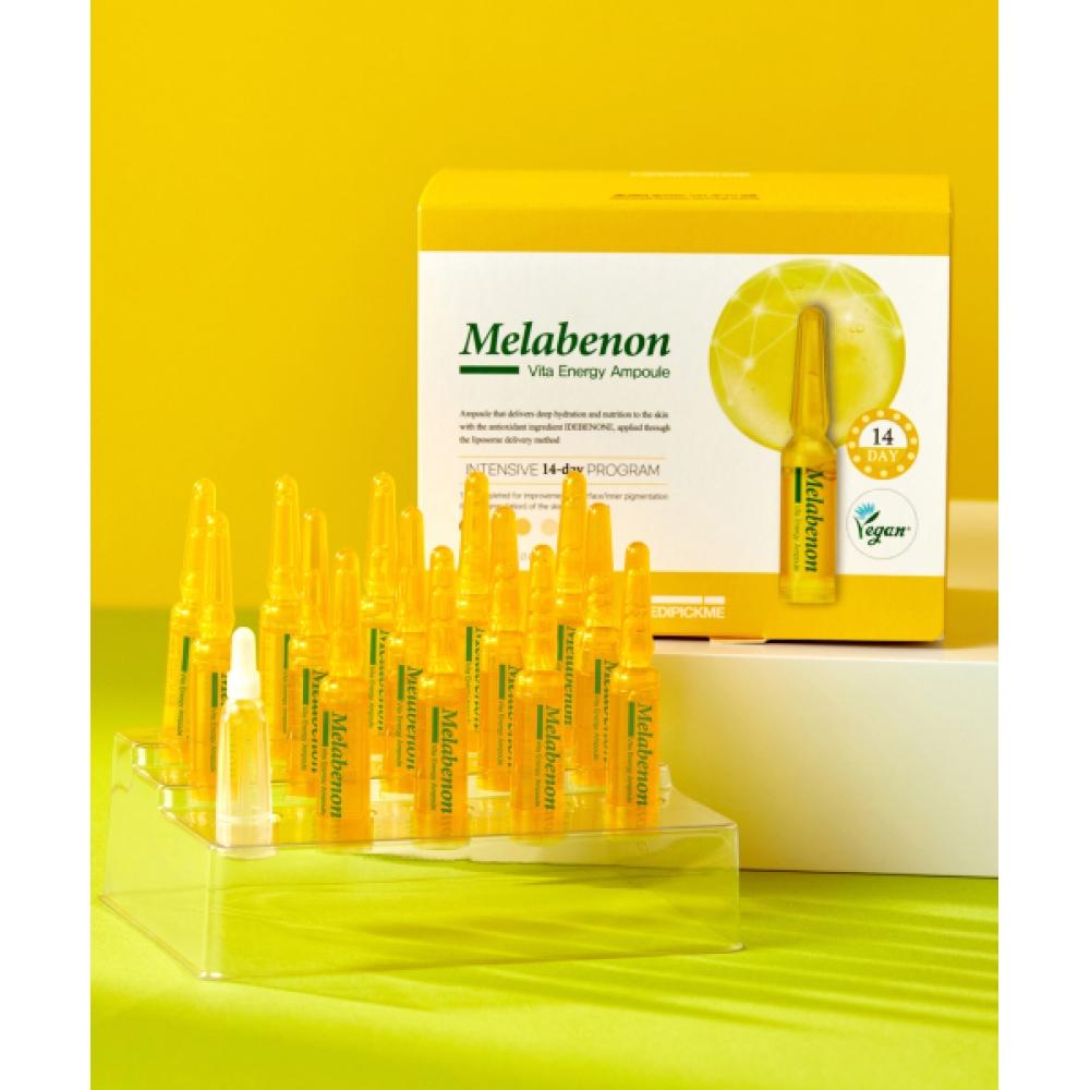 

Medipickme Melabenone High Content Vita Energy Ampoule Set 1 BoX 1.7 Ml X 14 Packs 1 Safety Cap 1 box (1.7 ml x 14 packs/1 safety cap)