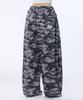 Yosemiti Gekräuselte Raffung Ballon-Jogginghose Camouflage Grau Ylp-602