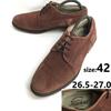 Hawkins Suede Plain Toe Shoes 42 26.5-27 Brown Walking business(USED)