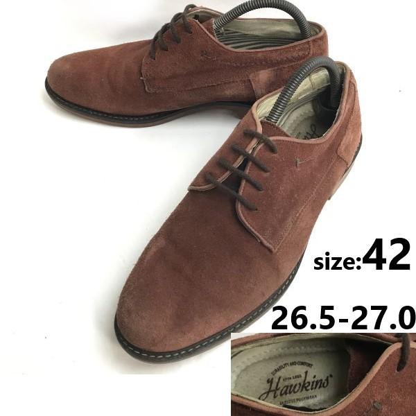 

Hawkins suede plain toe shoes 42 26.5-27 brown walking business