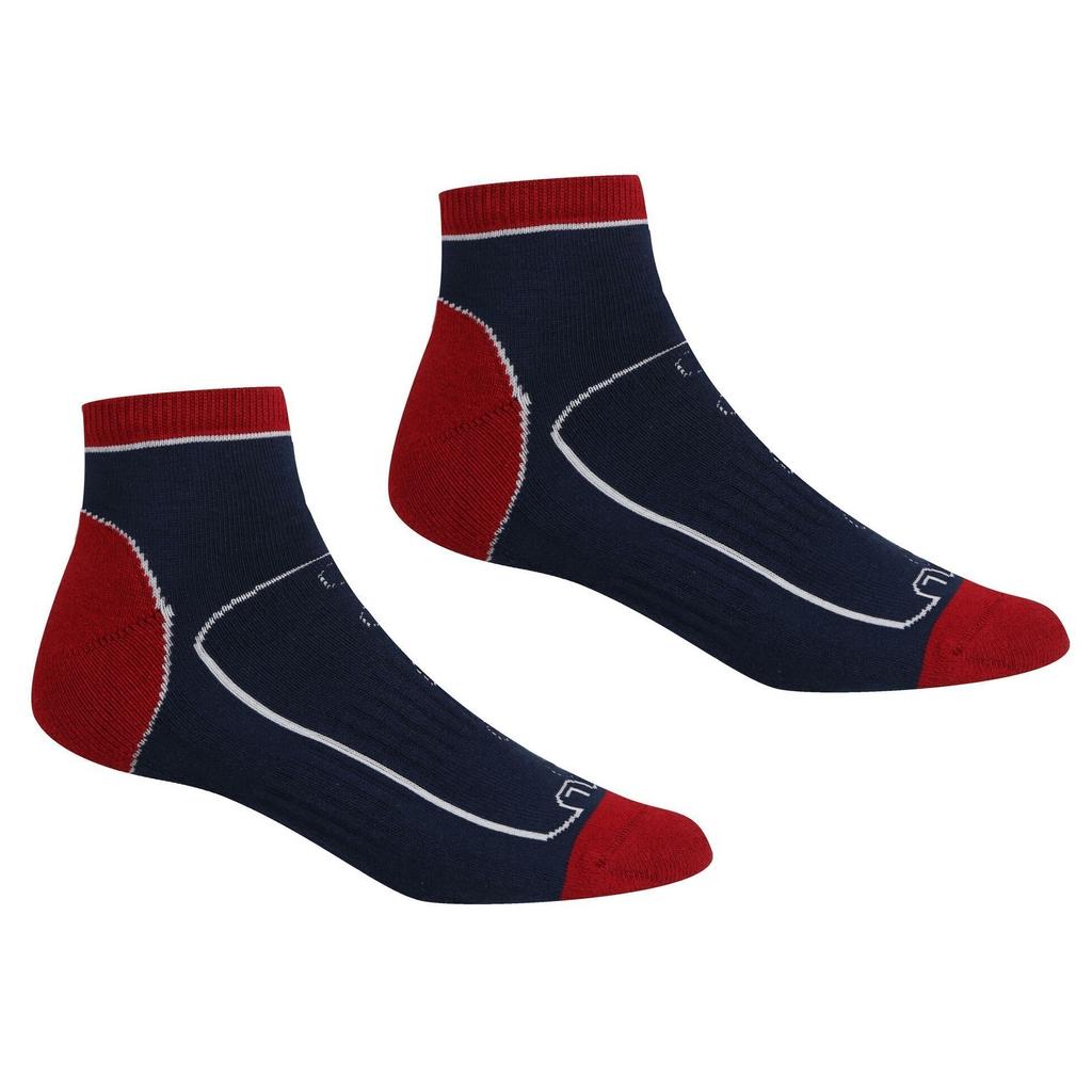 Regatta Mens Samaris Trail Ankle Socks (Pack of 2)