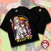 CHAINSAW MAN The Movie Reze Arc Man Woman Harajuku Oversized Y2k Street Wear Hip Hop Short Sleeve O-neck Casual Shirt Gift Female Male Clothing