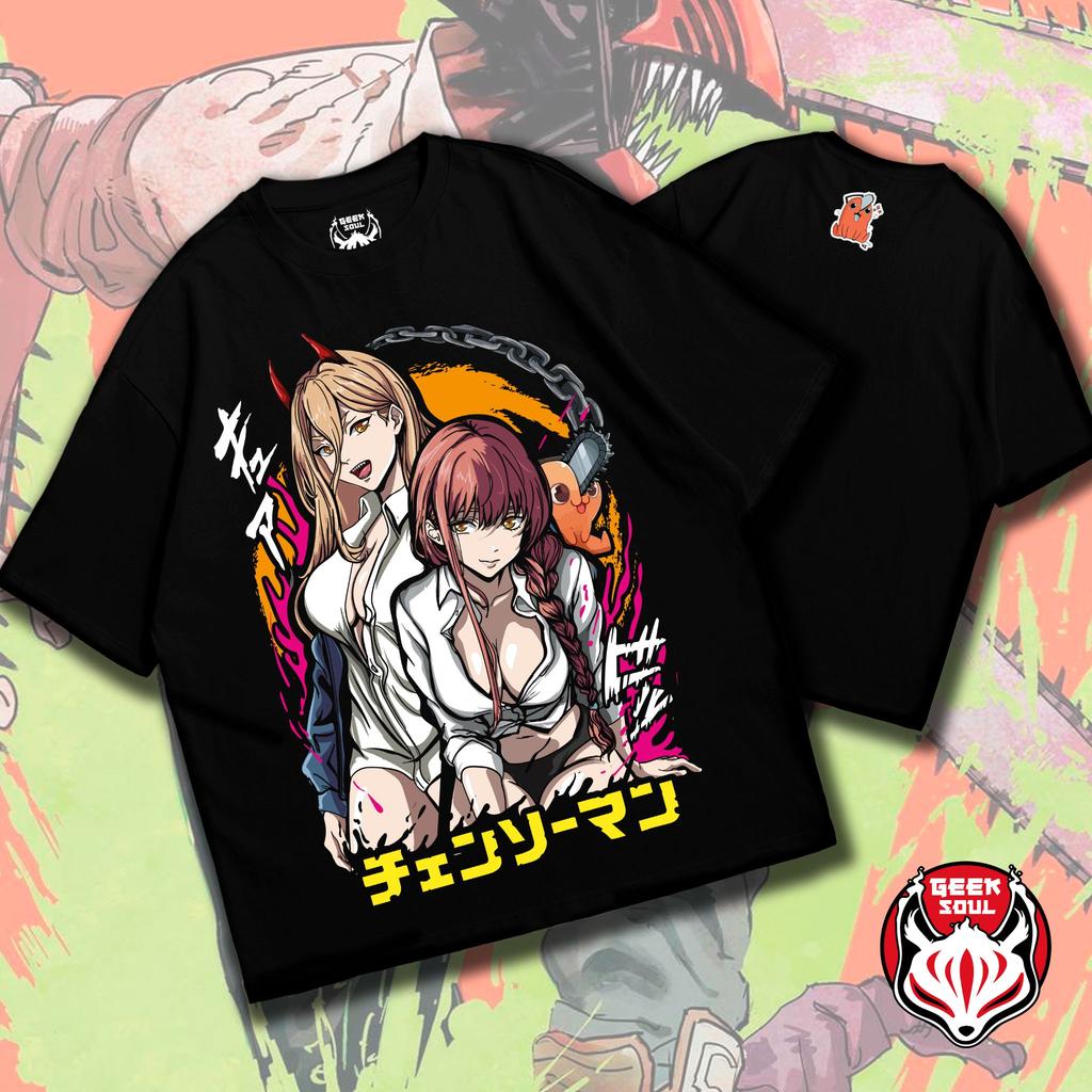 CHAINSAW MAN The Movie Reze Arc Man Woman Harajuku Oversized Y2k Street Wear Hip Hop Short Sleeve O-neck Casual Shirt Gift Female Male Clothing