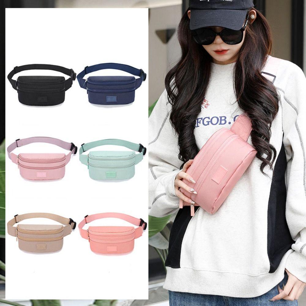 

6 Colors Men s Chest Bags Nylon Mobile Phone Bag New Sports Chest Bag Unisex