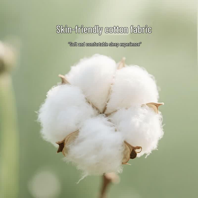 FUANNA Maschinenwaschbare Sommerdecke aus reiner Baumwolle