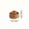 1PC Elegant wood aromatherapy machine, rotating design suitable for car and bedroom, perfect gift choice - improve air quality, home fragrance