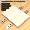 Woodworking Limit Clamp Set Aluminum Alloy Wood Board Fixing Clamp for Accurate Positioning Woodworking Limit Clamp Set