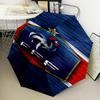 1PC France Soccer Club Emblem  Printed Umbrella Folding umbrella, automatic umbrella 8-Frame for Travel, camping Fan gifts Christmas Gifts