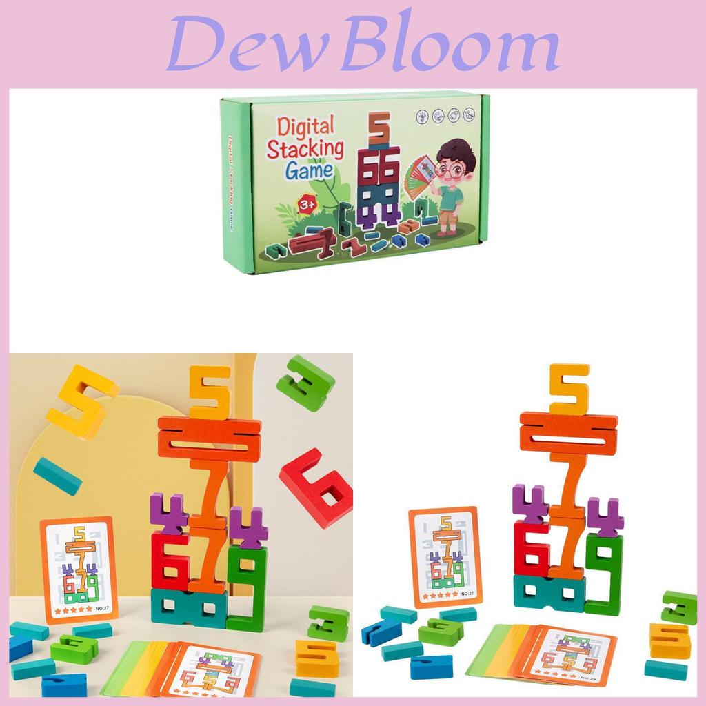 Wooden Childrens Math Blocks With Colorful Numbers For Cognitive Logic Development