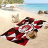 FC St. Asciugamano da Spiaggia con Stampa Calcio Pauli, Asciugamano Grande Morbido Asciugatura Rapida per Spiaggia Campeggio Nuoto