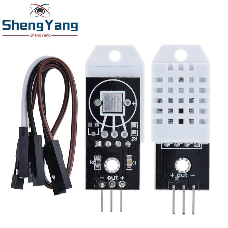 TZT 1/2/5pcs DHT22 Digital Temperature and Humidity Sensors AM2302 Module With Cable For ArduinoReplacement Sensors2