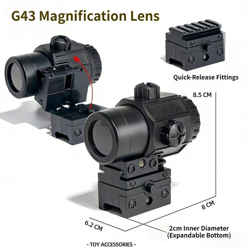Hot Sale Holographic Red Dot Sight G43/G33 Magnifying Glass Combined Rifle Sight 20mm Guide Rail
