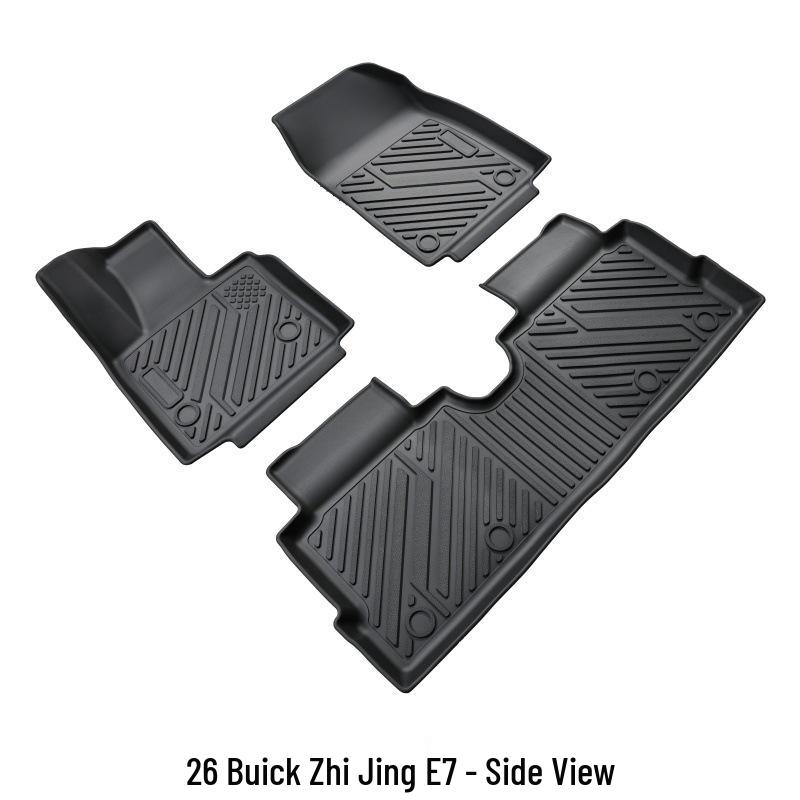 Anti-Slip TPE Floor Mats for 26 Buick Zhi Jing E7 - Upgraded Pedal & Interior Mats