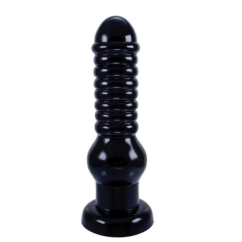 Závitový PVC Butt Plug Anální Expanzér Masturbátor Sexuální Hračka Velký Péro Fisting Strap on Kohout Gay Otrok Realistické Dildo