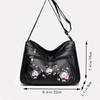 Neutral Style Handbag - New Women's Crossbody Bag with Embroidery, Single Shoulder Bag, Casual Bag