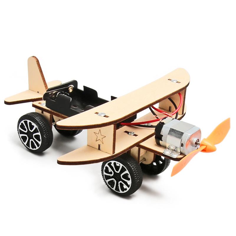 1set Electric Taxi Plane Technology Small Production DIY Handmade Small Invention Student Science Experiment