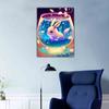 DIY Full Round Diamond Painting Cross Stitch 3D Art Style Home Scene Animal Decorative Diamond Painting 5d Diamond Art Painting