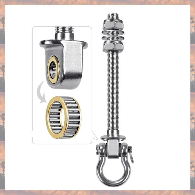 2025 Trend Heavy Duty Swing Hook Yoga Hammock Sandbag Hook Hanging Chair Accessories For Playground Porch Yoga Hammock