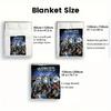 Homies 2D Flat Pattern Flannel Blanket High Quality All Seasons Warmth and Comfort Perfect for Christmas Gifts.MMT0918183