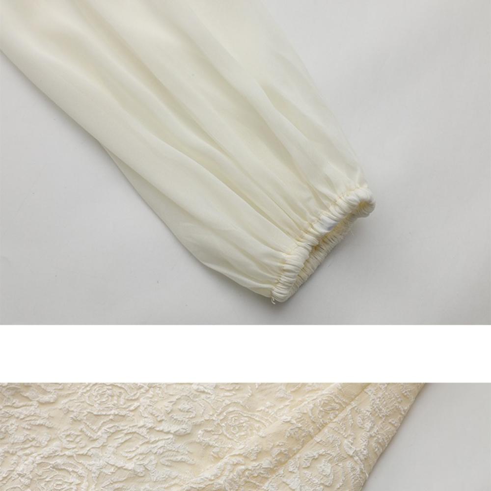 Elegant Summer Autumn Long Dress for Women Vintage Beaded  Formal Evening Jacquard Pencil Dresses