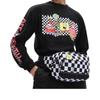 Vans SpongeBob, Collaboration Nylon Sling Bag, Fanny Pack Unisex Black White Vans VN0A4RWYQ7Y