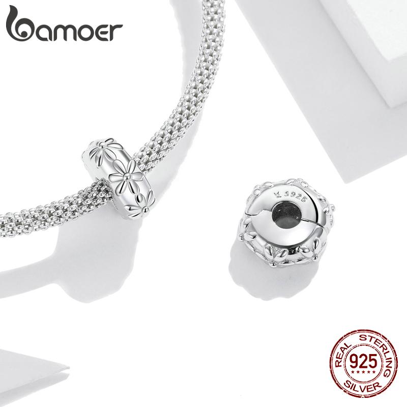 Berloque de prata esterlina 925 BAMOER com encaixe para pulseira original de 3 mm