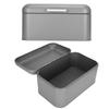 Bread Storage Box Organizer Food Pastries Storage Container for Kitchen Bakery Gray