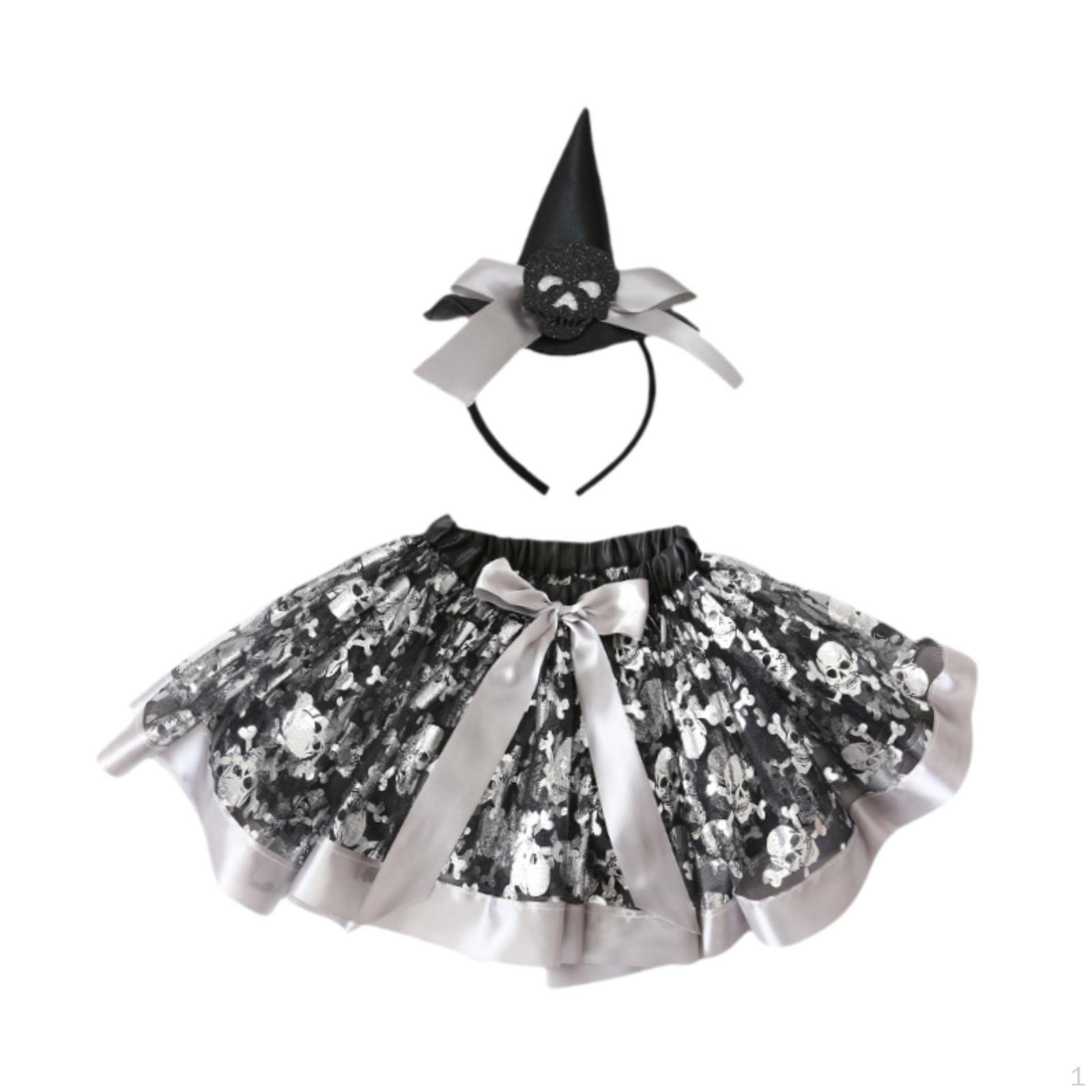 

Детский костюм ведьмы для девочек, детская пачка для сценического представления, праздничный реквизит серебряный