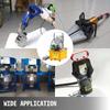 VEVOR Hydraulic Electric Pump, 750W Hydraulic Driven Pump, 70 MPa(10152 PSI) Single Acting, 220V, Solenoid Pedal, 7L Hydraulic Power Pack Cylinder