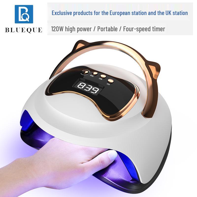 120W Raccoon-Shaped UV LED Nail Lamp Curing Device