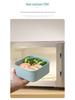 Silicone Food-Grade Square Bento Box Set with Lid for Fresh-Keeping, Microwave, and Picnic Use