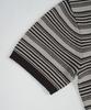 BIRBANTE Summer Breeze Washable Striped Collar Knit - Brown Stripe