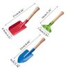 INCREWAY Kids Gardening Kids Plant and Sand Beach Play Hand Tools with Small Shovel and Trowel Set Tools, 3-Piece