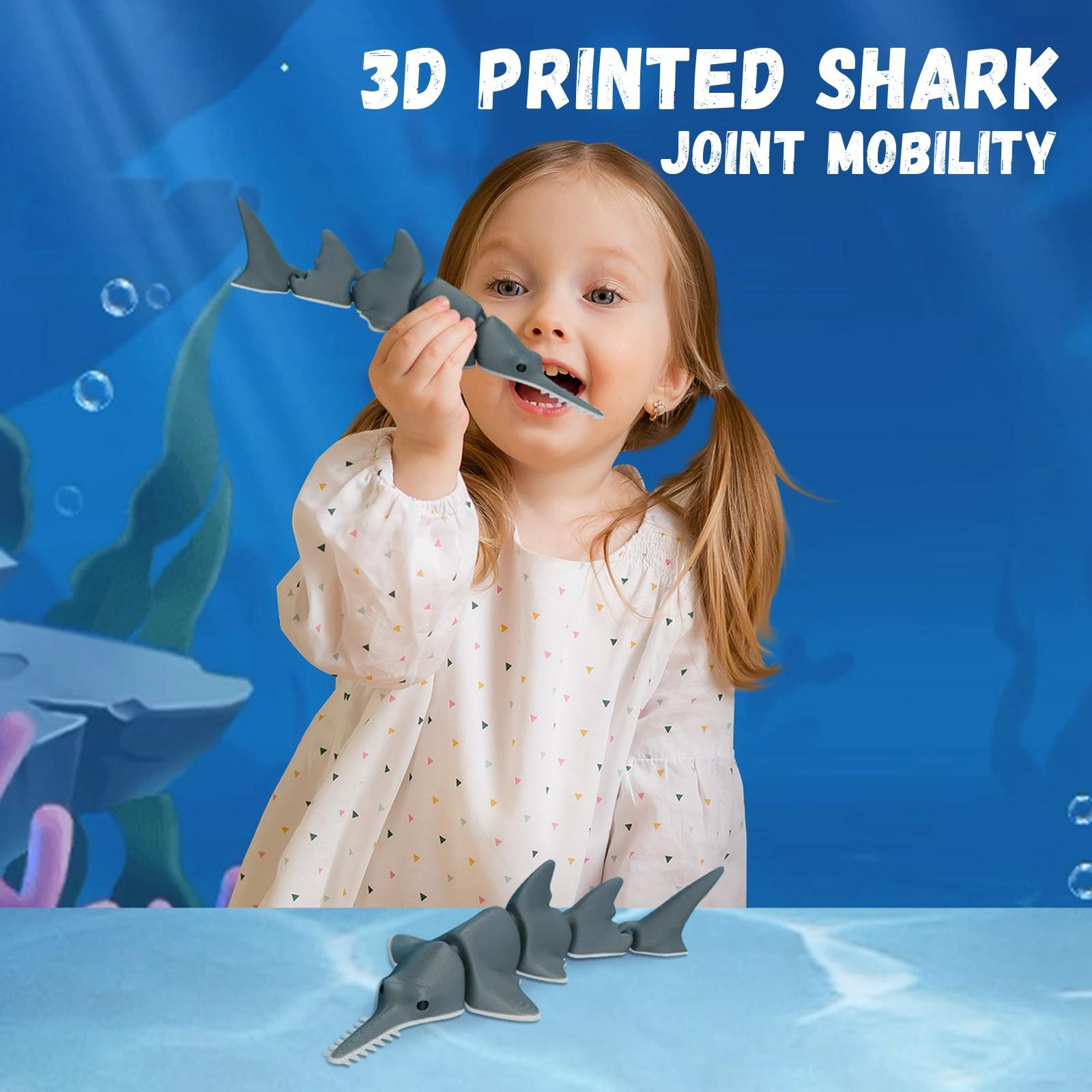

3D-печать мобильных морских существ, детских игрушек и детских подарков белый