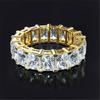 Wholesale Eternity Band Promise ring 925 Sterling silver Diamond cz Engagement Wedding Rings for women Men Finger Party Jewelry