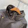 C S In The Room High neCk Double Collar Belt Long Sleeve jaCket 2Color C