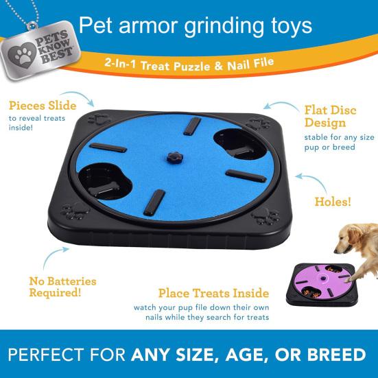 Podkładka do drapania pazurów dla psów Wielofunkcyjny pilnik do pazurów dla psów Powolne karmienie Dozownik smakołyków Szkolenie Czyszczenie