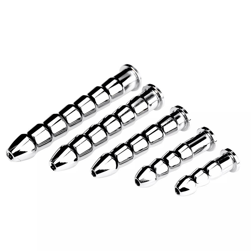 Men's Urethral Masturbation Stick Metal Stainless Steel Pull Bead Dilator Sounding Gay Sex Toy Penis Pulg Chastity