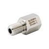 Stainless Steel 304 Metric Thread Conversion Joint: M8X1 Inner To M8X1 Outer (1162)