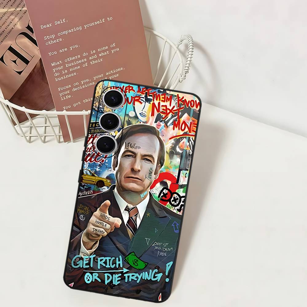 B-Better Call Saul Phone Case For Samsung S 24 Fe 25 Ultra Plus 20 Lite 21 30 22 23 24 22 Ultra 5G Fundas