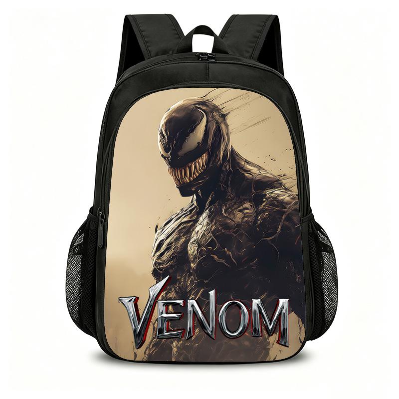 Venom School Double Layered Backpack Fashion Schoolbag Backpack Kids Gift Practical Multifunctional